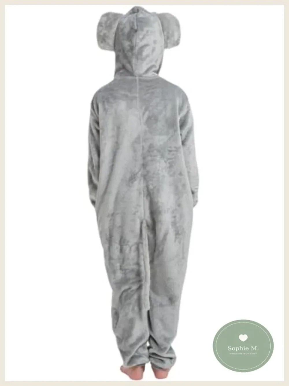 Elephant Onesie Kids Costume One Piece Pajamas Halloween